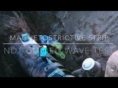 Magnetostrictive Sensorstreifen für NDT-Lenkwellenprüfung